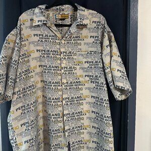 Pepe Jeans Button Down Mens Shirt